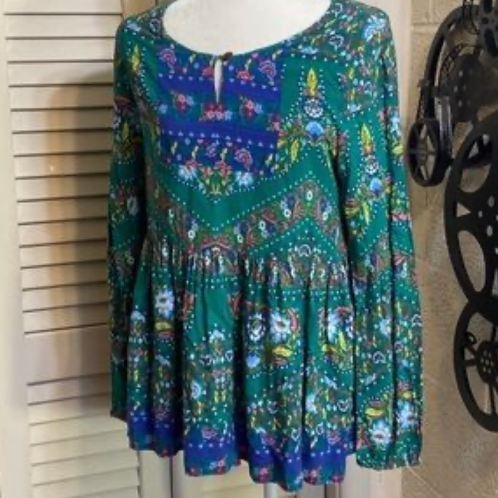 Matilda Jane Evergreen top medium like new freshly laundered ready to wear - Picture 5 of 7